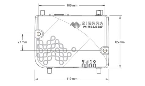Sierra Wireless Rv55 Router With Cat 12 Lte Modem 68900
