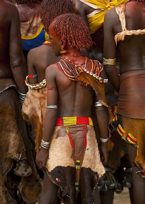 Hamer Tribe Girl During Bull Jumping Ceremony Turmi Omo Flickr