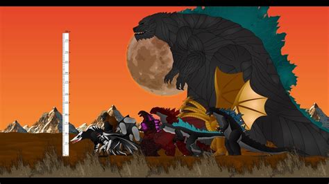 Finally released тот самый разбор трейлера годзилла против конга 2021 ➤ обзор гпк godzilla vs kong. Monsters Size Comparison - Godzilla, Kong, King Ghidorah ...