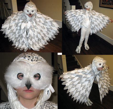 Homemade Halloween Costume Hedwig The Snowy Owl Owl