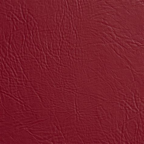 Scarlet Burgundy Wine Plain Automotive Animal Skin Texture Upholstery Fabric
