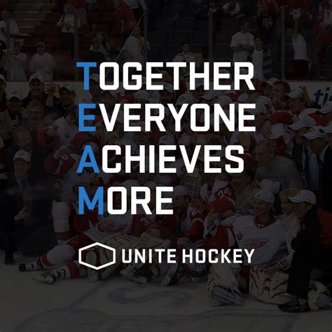 Teamwork Quotes Hockey Pile Quotes