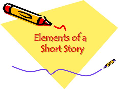 Elements Of A Short Story Ppt