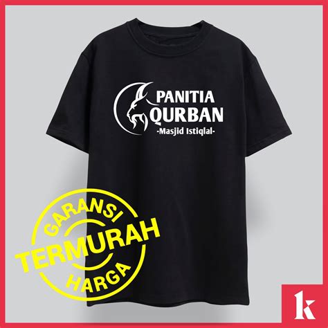 Jual Baju Kaos Panitia Qurban Combed 30s Murah Indonesiashopee