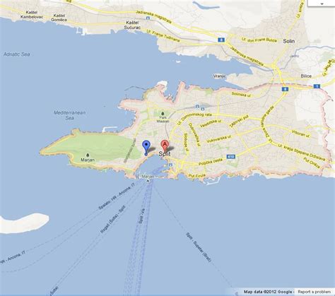 Chuck added sep 9, 2008. Map of Split Croatia