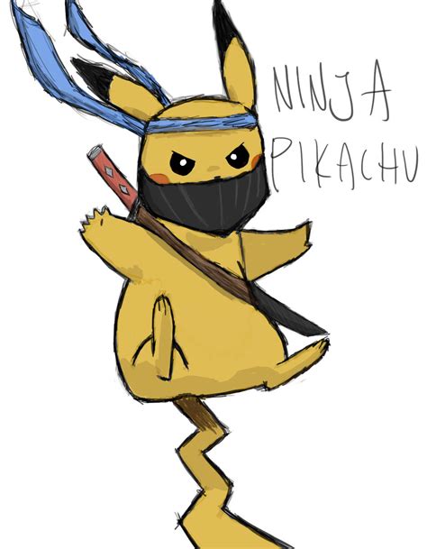 Ninja Pikachu By Aven334 On Deviantart