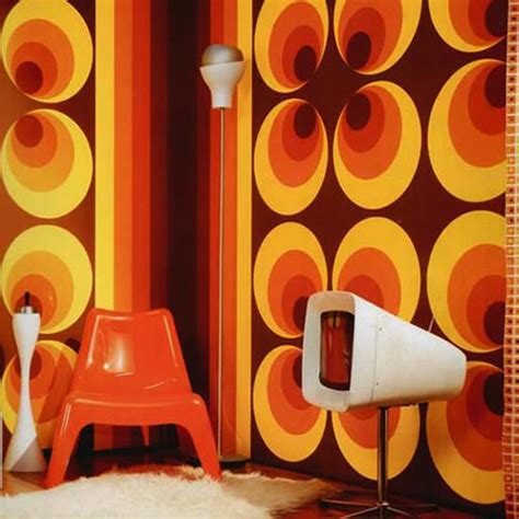 Retro Wallpaper Pattern Transforming Your Room Into Unique And Modern