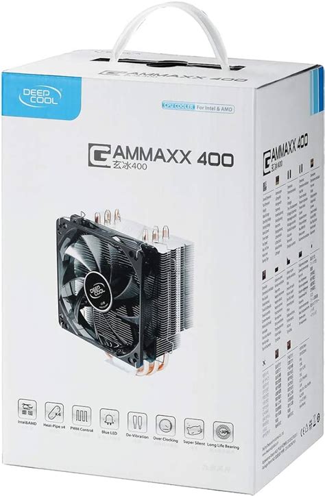 Deepcool Gammaxx 400s Cpu Air Cooler With Heatpipes 120mm Pwm Fan And