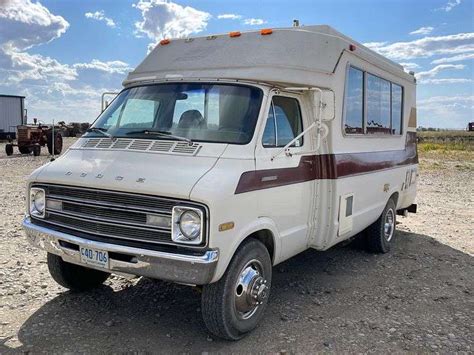 1976 Dodge Chinook Motorhome F34bf6v12738 Yorkton Auction Centre