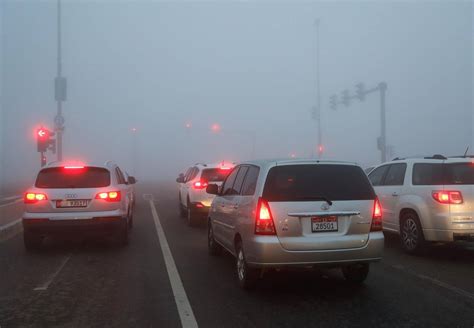 Speed Limits Reduced As Thick Fog Blankets Much Of Uae