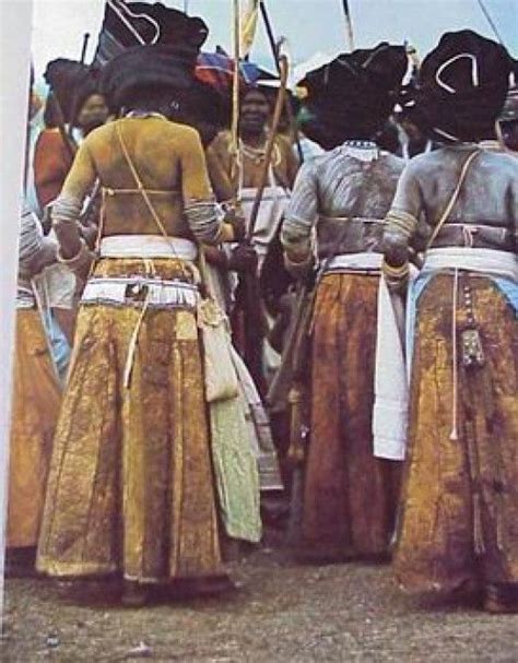 Xhosa Women Wearing Their Headdresses Long Skirts And Their Leather Purses African Life