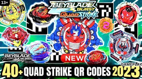 All COMPLETE 40 QUADSTRIKE BEYBLADES QR CODES 2023 All Waves