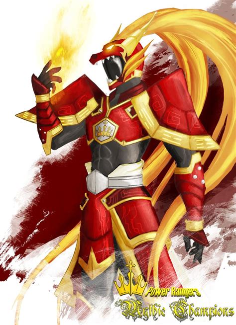 Power Rangersmythic Champions Red Tortoise Dragon By The Newkid On