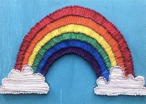 Rainbow In String Art R Stringart