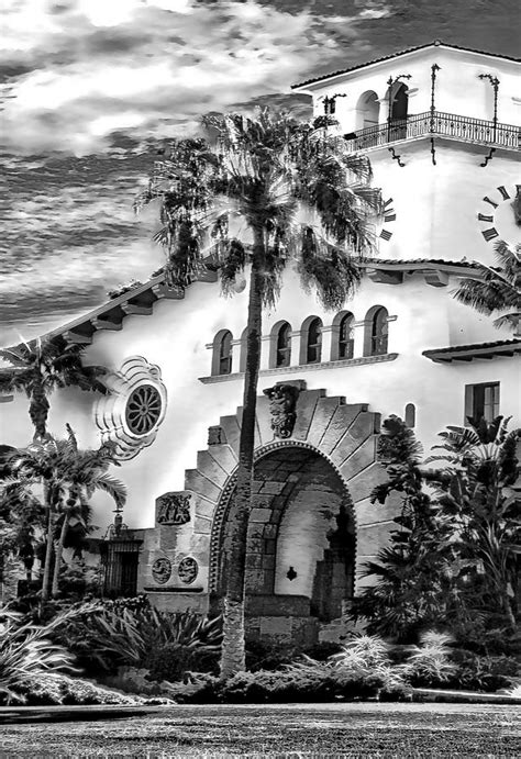 Santa Barbara City Hall Triptychpart2 Photograph By Danuta Bennett