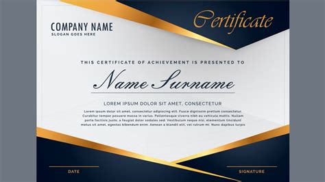 Find & download free graphic resources for certificate border. Certificate Design Images - certificates templates free