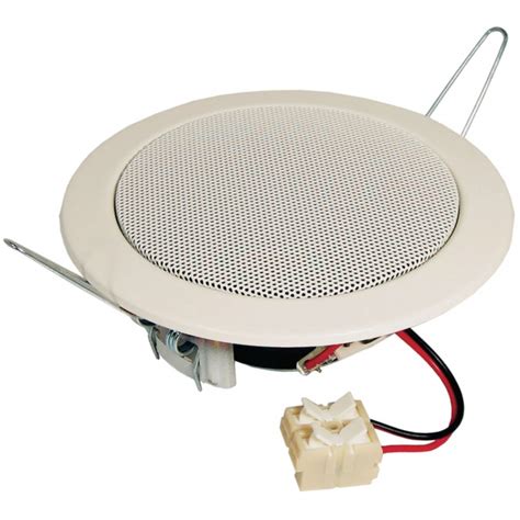 If the speaker is already in the wall, carefully hook the grille with a bent paper clip and pull it gently away from the frame. Recessed ceiling speaker