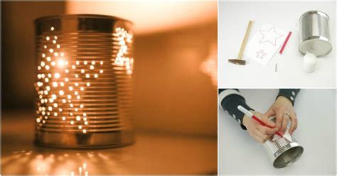 How To Make Gorgeous Diy Tin Can Lanterns Diy And Crafts