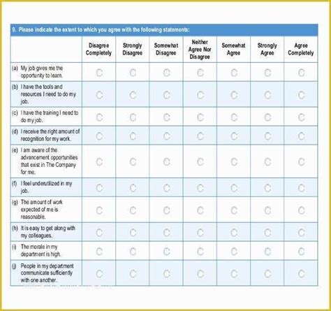 Free Questionnaire Template Of Survey Template 33 Free Word Excel Pdf