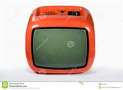 Great prices and selection of retro tv. Retro Orange TV Stock Image - Image: 5318441