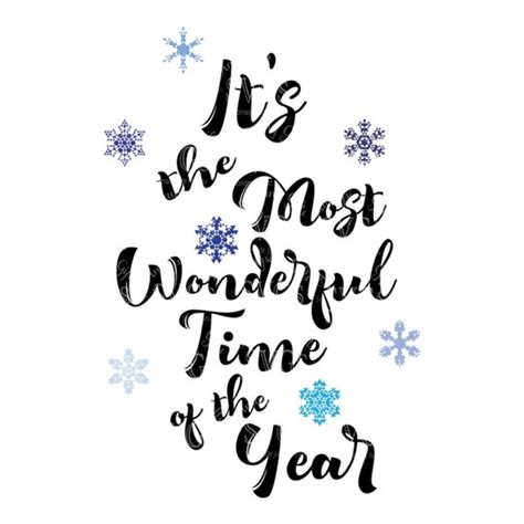 SVG Its The Most Wonderful Time Of The Year Card Sentiment Etsy