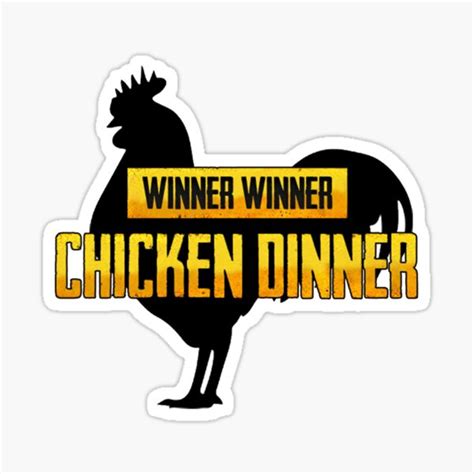 Winner Winner Chicken Dinner Pubg Logo Vector 4share Kawan