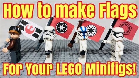 How To Make Custom Flags For Your Lego Star Wars Minifigures Made Easy