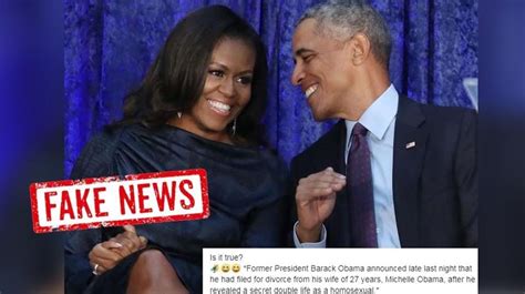 Fact Check Barack Obama And Michelle Obama Havent Filed For Divorce