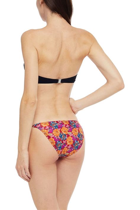 Vix Paula Hermanny Viola Floral Print Low Rise Bikini Briefs The Outnet