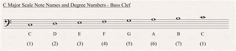 C Major Scale All About Music
