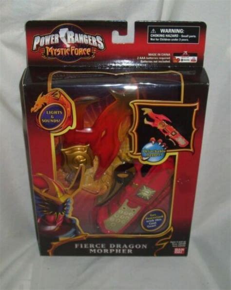 Power Rangers Mystic Force Fierce Dragon Morpher 2006 Bandai 25104 For