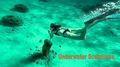 Underwater Sculptures Bahamas Youtube