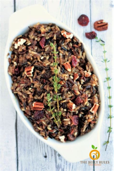 Instant Pot Cranberry Wild Rice Pilaf The Belly Rules The Mind
