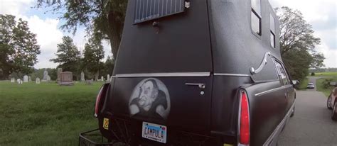 Meet Campula A Cadillac Hearse Turned Into A Spooky Camper For Two Autoevolution