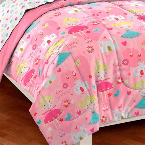 Pretty comforter sets that are available on the site are woven fabrics and made from the finest quality cotton, polyester fiber, etc for maximum comfort and style. Pink Pretty Little Princess Girls Bedding Twin or Full ...