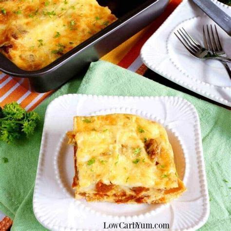 Sausage Egg Casserole Without Bread Low Carb Yum Low Carb Breakfast