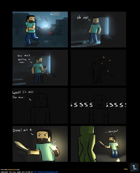 Rule 34 Character Comic Commission Creeper Minecraft Minecraft