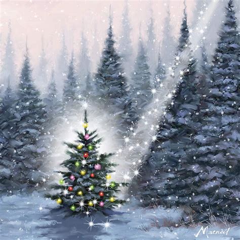 Christmas Tree Canvas Artwork By The Macneil Studio Icanvas