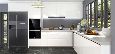 Full kitchen remodels or builds require more than just new cabinets. OPPEIN Kitchen in africa » L-Shaped White Laminate Kitchen ...