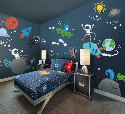 Planets Astronaut Alien Galaxy Wall Decal Walls Sticker Space