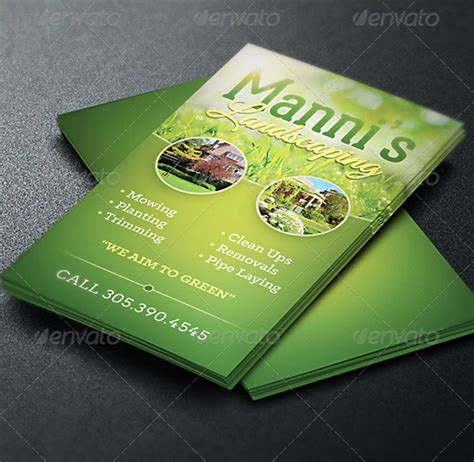 You'll need landscaping business cards. 15+ Landscaping Business Card Templates - Word, PSD | Free ...