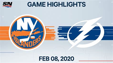 Lightning vs islanders 20 h (he); NHL Highlights | Islanders vs Lightning - Feb. 8, 2020 - YouTube