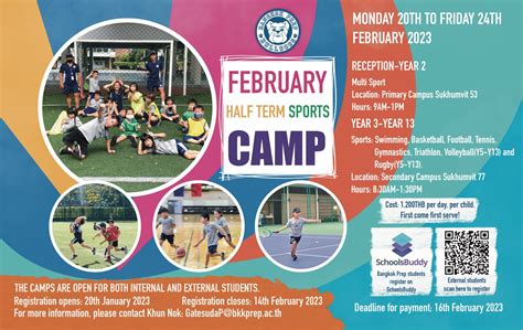 February Half Term Sports Camp Bangkok Prep