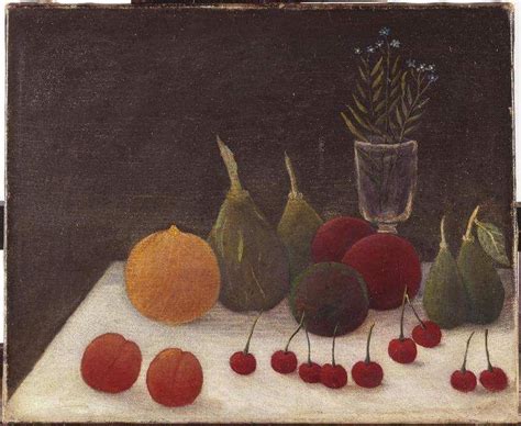 Henri Rousseau Still Life With Cherries 1907 Pompidou Center Paris