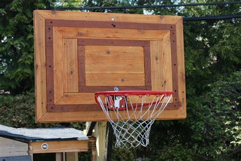 Outdoor Cedar Wood Basketball Hoop Custom Basketball Etsy