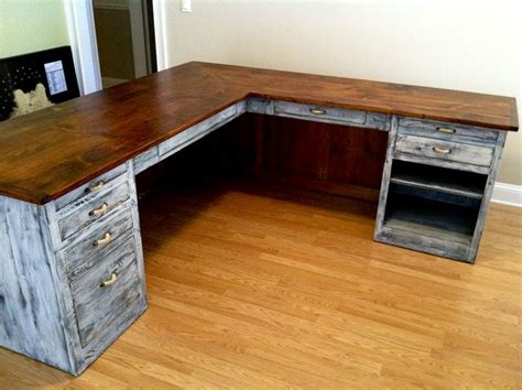 Office L Desks By The Classy Home Home Office Furniture Rustic