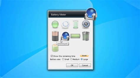 Battery Meter 2 Widget For Windows 7 Youtube