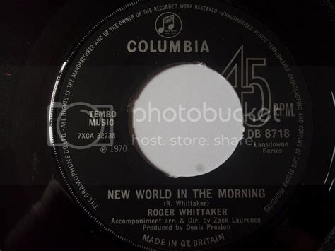 Roger Whittaker New World In The Morning Vinyl Records Lp Cd On Cdandlp