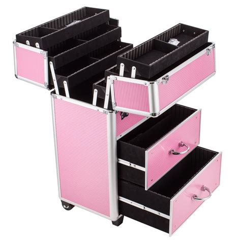 Makeup Cases And Organizers On Wheels 14 X 9 X 23beauty Trolley W