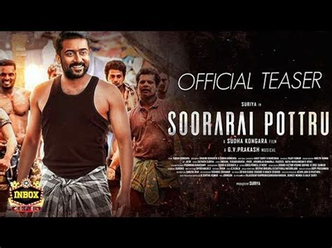 Soorarai Pottru Teaser Details Suriya Sudha Kongara Gv Prakash Inbox Video Dailymotion